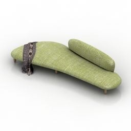Мінімалістичний диван Noguchi 3d модель