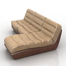 3д модель углового дивана Perseo Design