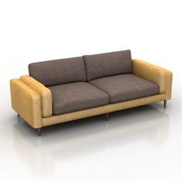 Living Room Sofa Portri 3d model