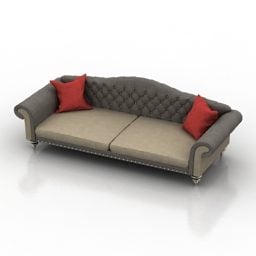 2 Seat Sofa Mexo Design 3d model