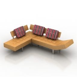 3д модель углового дивана Регина Мебель Дизайн