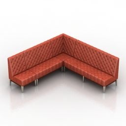 Royal Sofa Corner Style 3d model