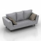 Dekorasi Perabot Sofa Putih