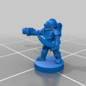 Escultura de personaje de Solar Troopers modelo 3d
