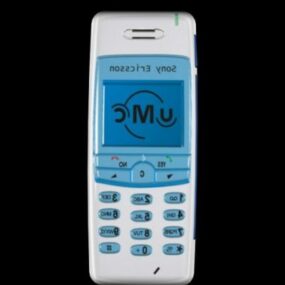 Old Sony Mobile Phone 3d model