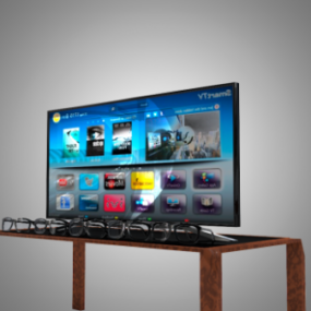 Sony TV 4k scherm 3D-model
