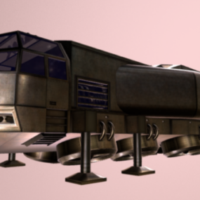 Spaceship Flying 3d model