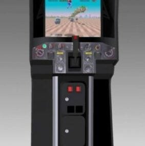 Mô hình 3d Máy trò chơi điện tử Space Harrier Upright
