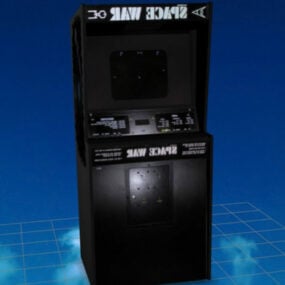Space War Arcade Machine 3d-modell