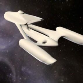 نموذج سفينة الفضاء الأمريكية كيرك ستار تريك ثلاثي الأبعاد