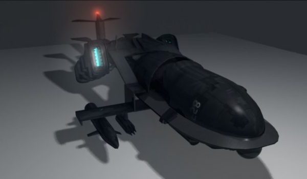Sci Fi Spaceship Design Free 3d Model Obj Open3dmodel