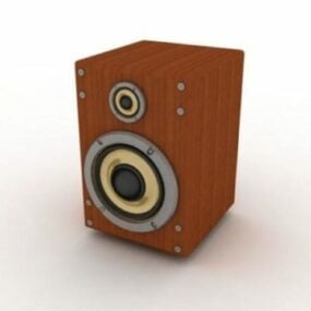 木质音箱子3d模型