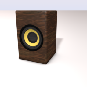 斯文多媒体音箱2.0 3d模型