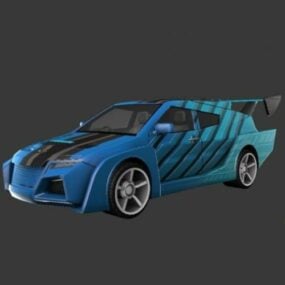 高速汽车设计3d模型