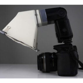 Druckbares Yongnuo Canon Blitzdiffusor-Makro-3D-Modell