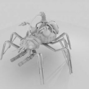Spider Bot Sci-fi Character 3d-modell