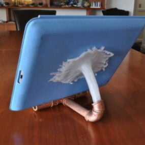화려한 Ipad 스탠드 인쇄용 3D 모델