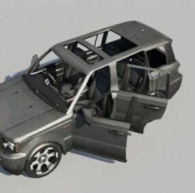유틸리티 차량 오픈 도어 3d 모델