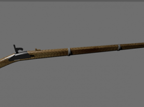 Φουτουριστικό Sniper Gun 3d μοντέλο