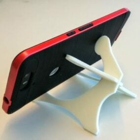 Modello 3d stampabile con supporto per telefono snodato stabile