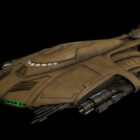 Spaceship Star Trek Arkonian Military Vessel