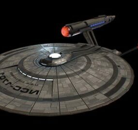 Star Trek Enterprise Raumschiff 3D-Modell