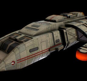 Star Trek Spaceship Danube Class 3d model