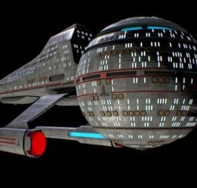 Star Trek Olympic Class Spaceship 3d model