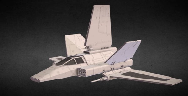 Star War Star Wing Spaceship