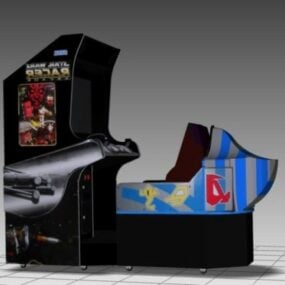 Máquina de juego arcade Star Wars Pod Racer modelo 3d