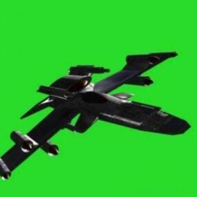 Star Fighter ruimteschip 3D-model
