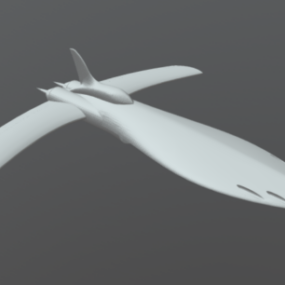 Múnla Starfighter Spaceship Concept 3d saor in aisce