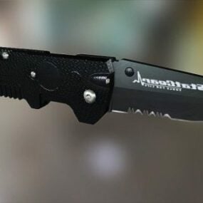Gear Knife Weapon 3d model