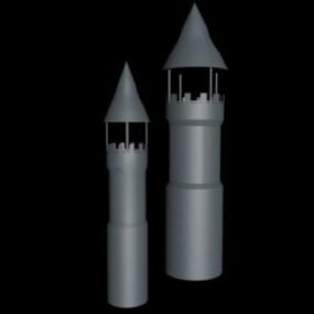 Castle Legends Tower 3d-modell