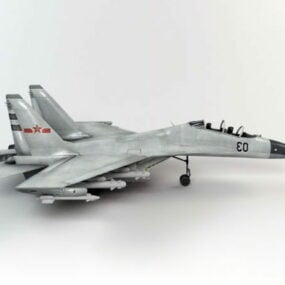 Su27 Flanker Fighter 3d model