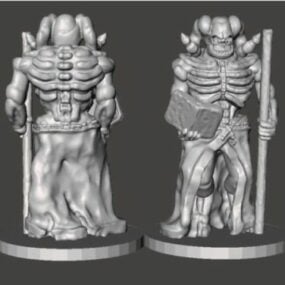 โมเดล 3 มิติของ Satyr Skelly Character Sculpt