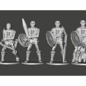 Stützloses Skellies Character Sculpt 3D-Modell