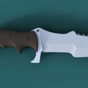 Survival Knife For Traveler 3d model