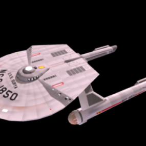 Model 3d Kapal Angkasa Sci-fi Kelas Surya