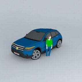 3д модель внедорожника Дизайн автомобиля