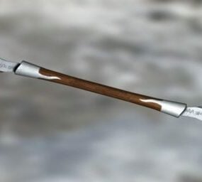 Sword Weapon 2 Blade 3d model