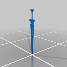 Espada General Tarsis para impressão Modelo 3D