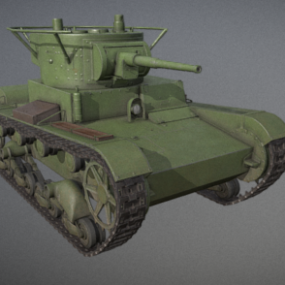 Μοντέρνο τρισδιάστατο μοντέλο Tank Concept
