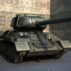 Винтажный танк Т-34