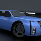 Concept de voiture Blue Tsm