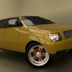 Concept de voiture jaune Vcm