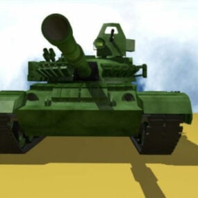 T80 Sovjet-tank 3D-model