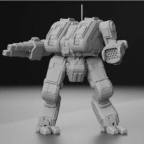 Thanatos Personnage Battletech modèle 3D