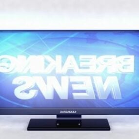 Modernes TV-3D-Modell