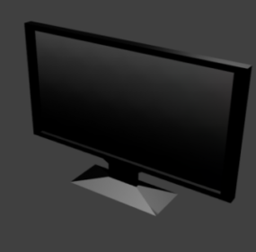 3d модель базового дизайну LCD телевізора